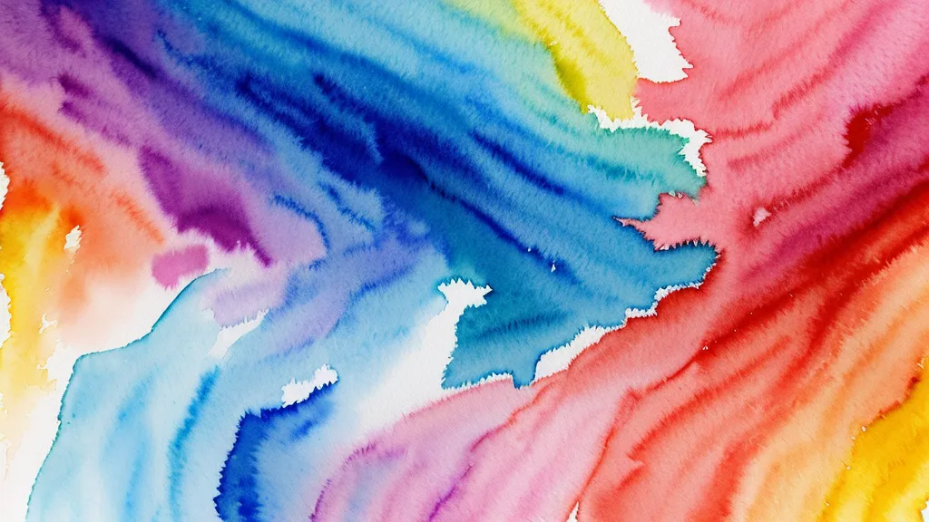 Online-Zeichenkurs-Vergleich: Aquarellfarbe zieht in die Fasern von strukturiertem 300-Gramm-Papier ein