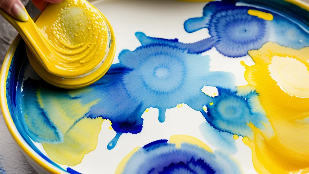 Aquarell-Kurs Vergleich: Nahaufnahme beim Mischen von Aquarellfarben auf einer Palette für harmonische Farbmischungen