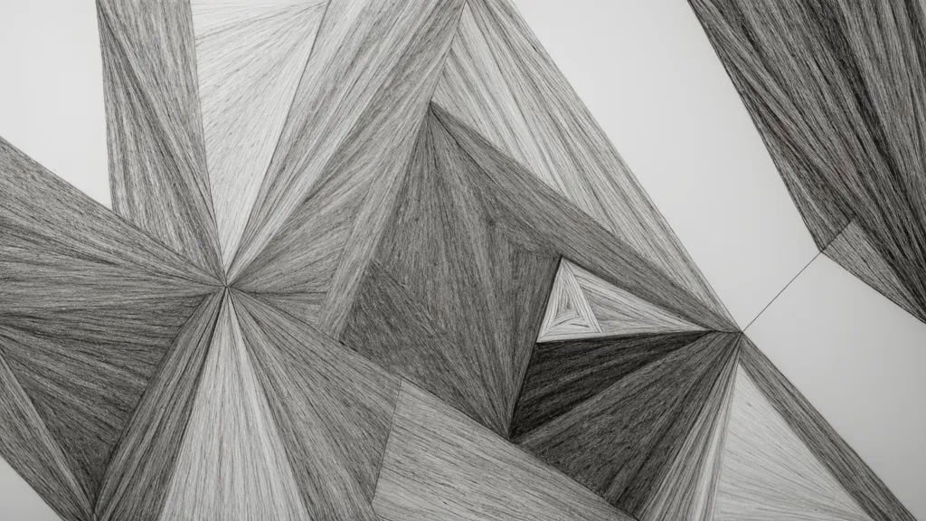 Nahaufnahme einer Hand, die den menschlichen Körper in geometrische Grundformen zerlegt.