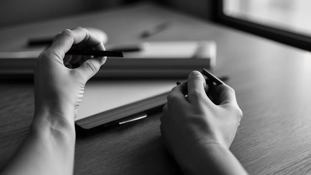 Hand zeichnet mit Bleistift eine Konturlinie – Übung aus einem Online-Zeichenkurs im Vergleich