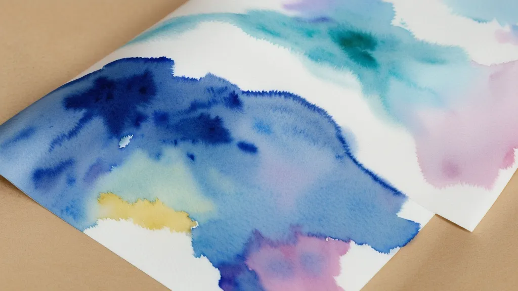 Hand setzt beim Aquarellkurs online zuerst die dunkelsten Schattentöne für mehr Transparenz
